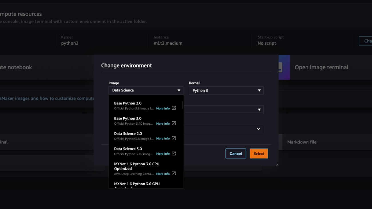 Interactive data prep widget for notebooks powered by Amazon SageMaker Data Wrangler