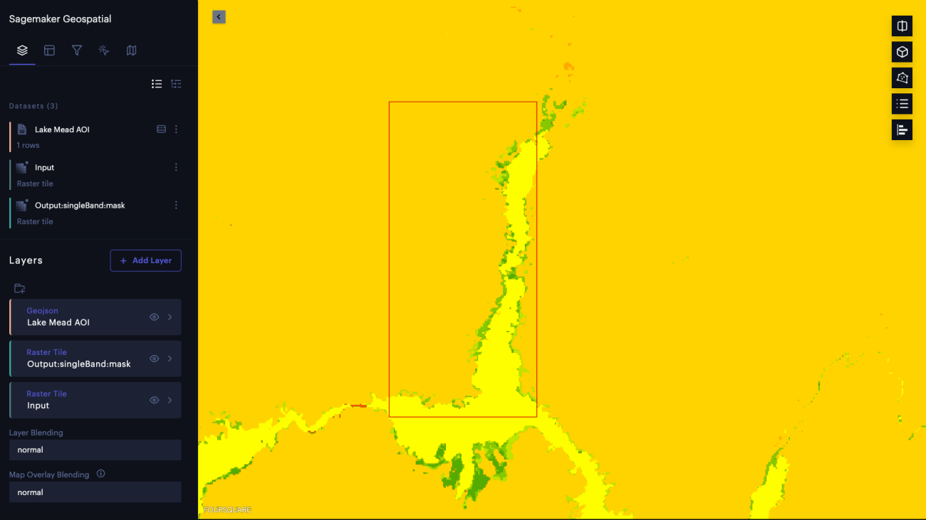 Monitoring Lake Mead drought using the new Amazon SageMaker geospatial capabilities