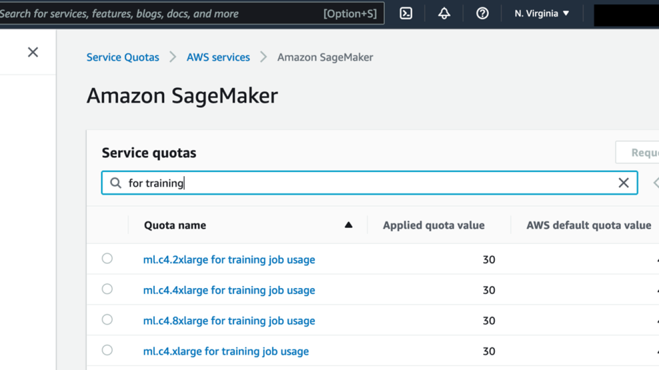 Best practices for viewing and querying Amazon SageMaker service quota usage