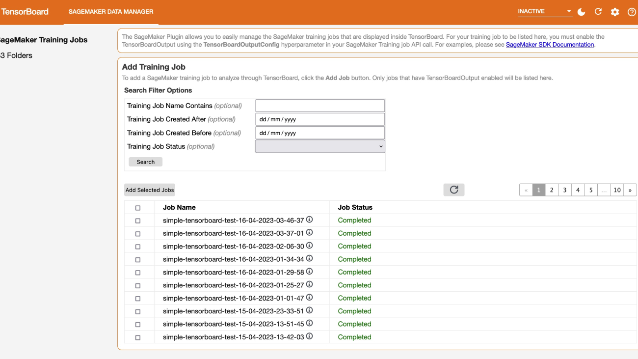 Amazon SageMaker with TensorBoard: An overview of a hosted TensorBoard experience