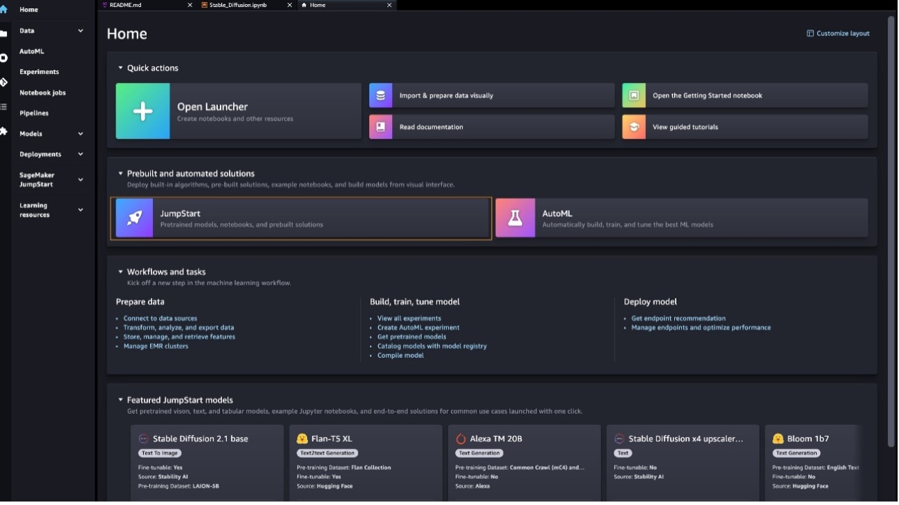 Zero-shot and few-shot prompting for the BloomZ 176B foundation model with the simplified Amazon SageMaker JumpStart SDK