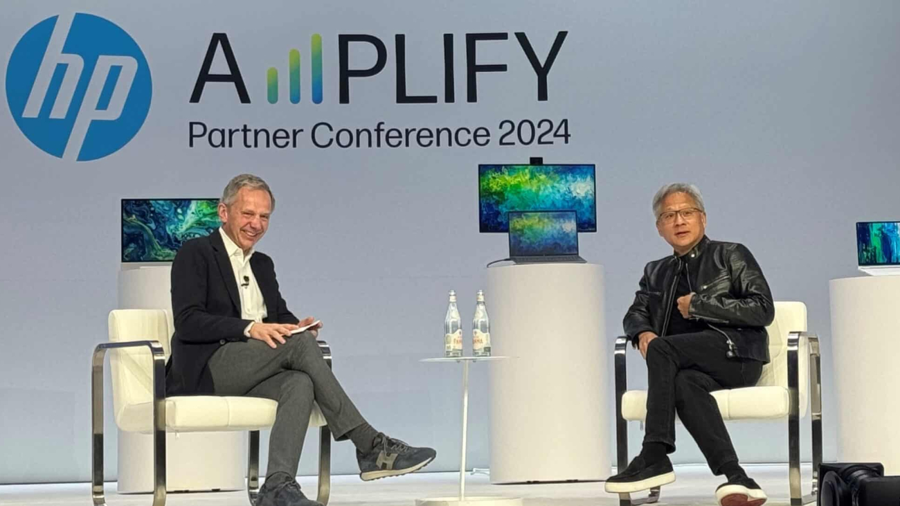 LLMs Land on Laptops: NVIDIA, HP CEOs Celebrate AI PCs