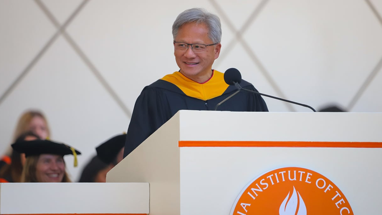 ‘Believe in Something Unconventional, Something Unexplored,’ NVIDIA CEO Tells Caltech Grads