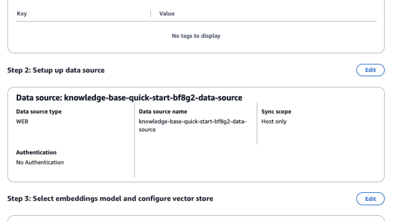 Implement web crawling in Knowledge Bases for Amazon Bedrock