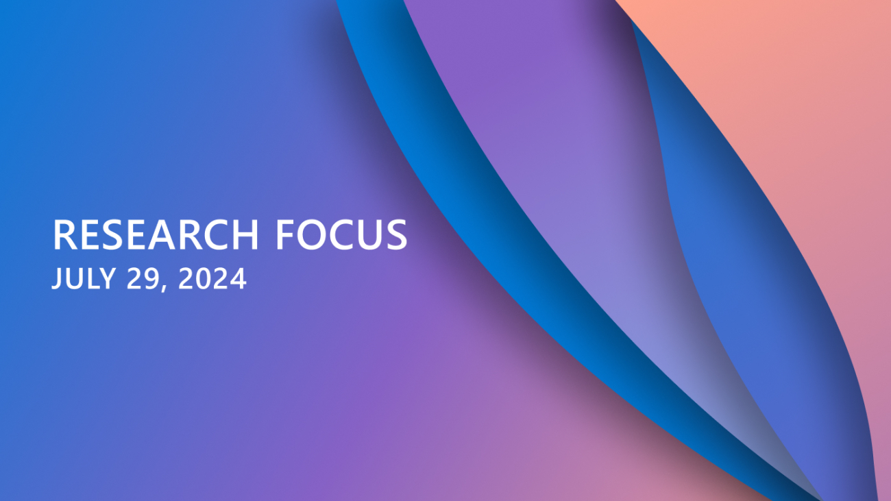 Research Focus: Week of July 29, 2024