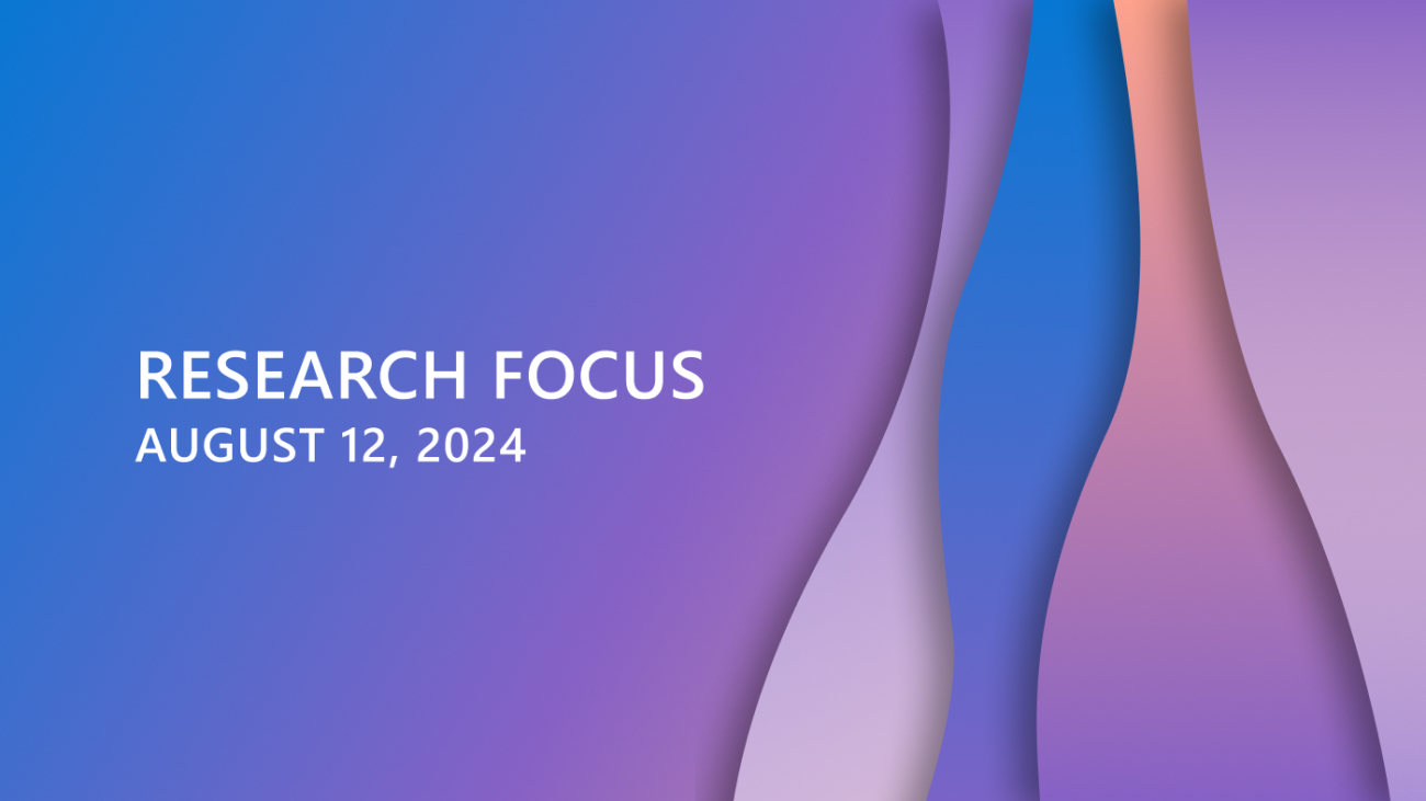 Research Focus: Week of August 12, 2024