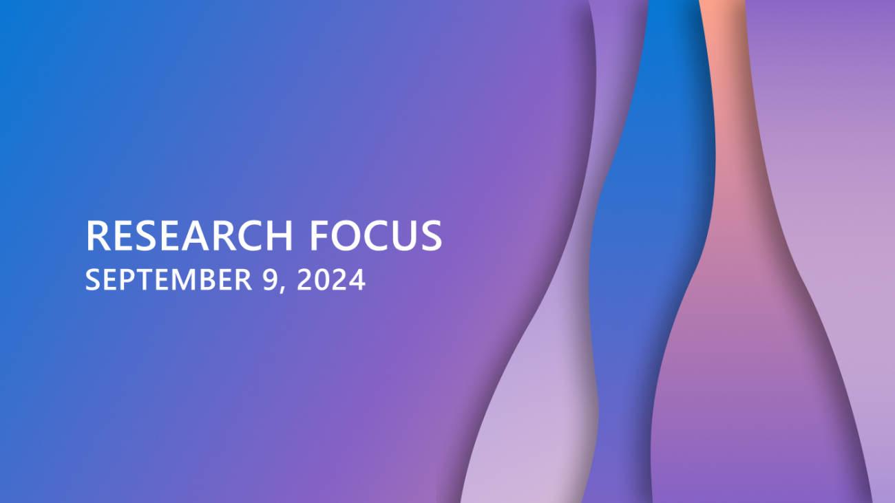 Research Focus: Week of September 9, 2024