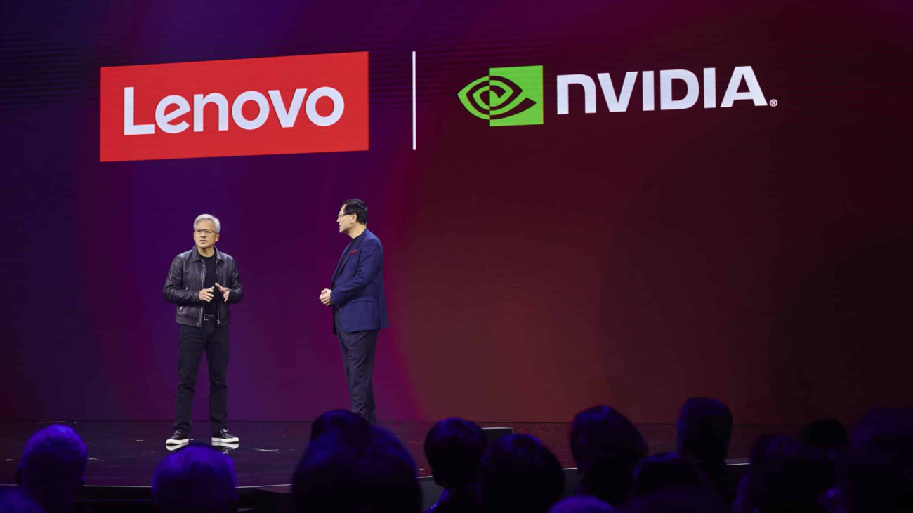 ‘We Would Like to Achieve Superhuman Productivity,’ NVIDIA CEO Says as Lenovo Brings Smarter AI to Enterprises