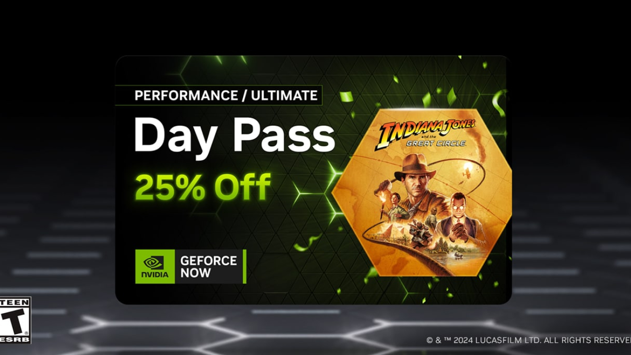 Stream ‘Indiana Jones and the Great Circle’ at Launch With RTX Power in the Cloud at up to 50% Off