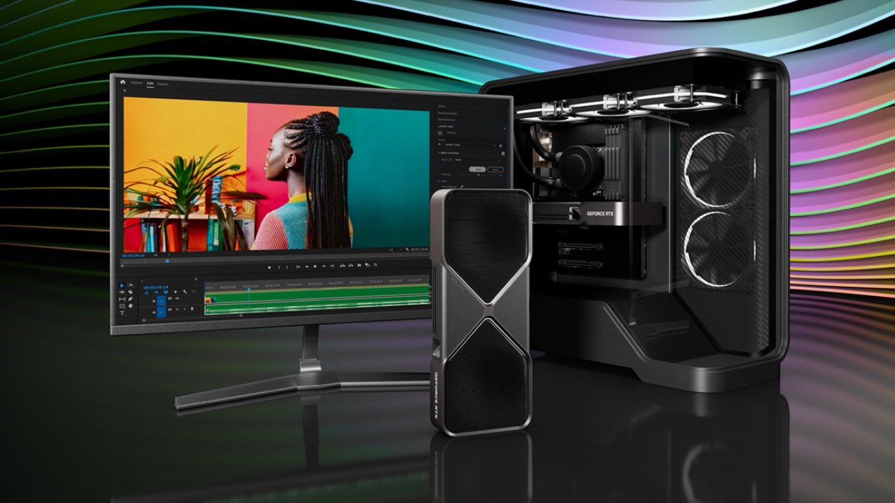 Lights, Camera, Action: New NVIDIA Broadcast AI Features Now Streaming With GeForce RTX 50 Series GPUs